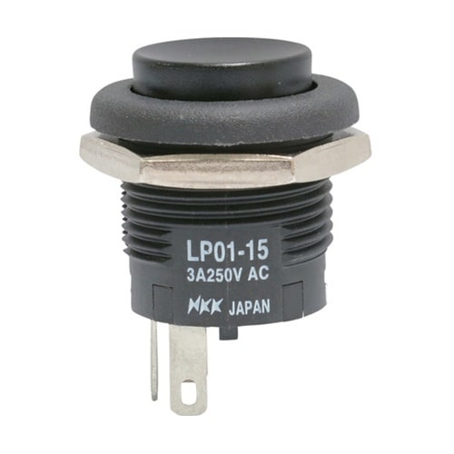 低背形押ボタンスイッチ LP ボタン黒