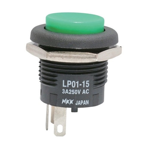 低背形押ボタンスイッチ LP ボタン緑