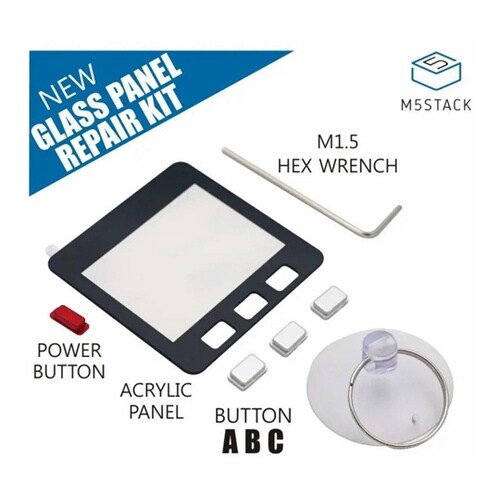 M5Stack用アクリルパネル交換キット