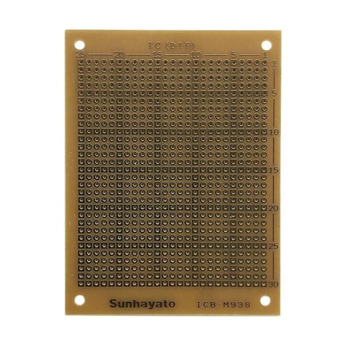 ユニバーサル基板(片面、紙フェノール、9