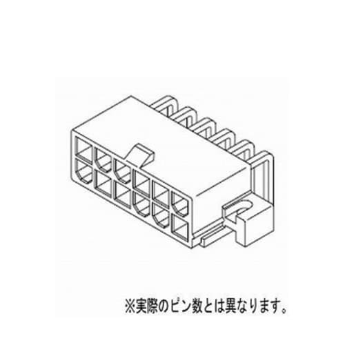 4.2mmピッチニューミニフィットヘッダ