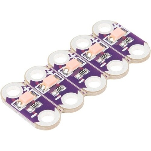 LilyPad LED Pink (5p