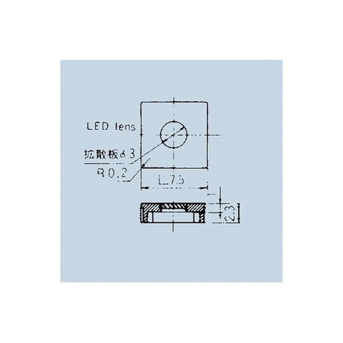照光式押しボタンスイッチ角7.5ボタン
