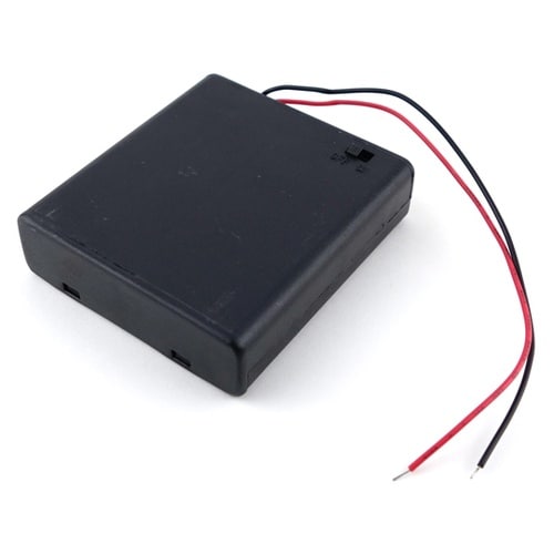 電池ケース 単3×4本 スイッチ・フタ・