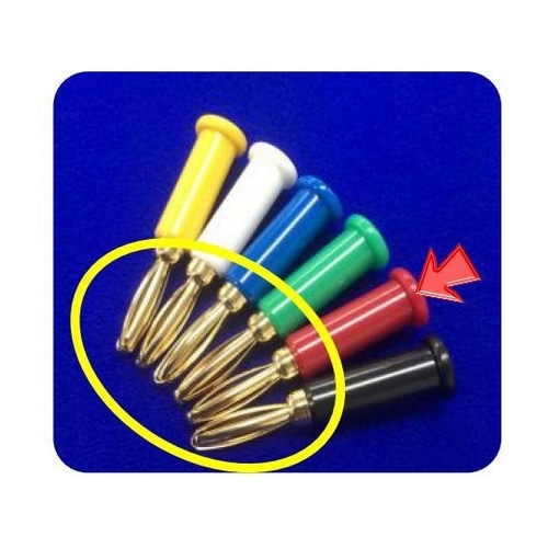 バナナプラグ 金メッキ端子(赤) SA−