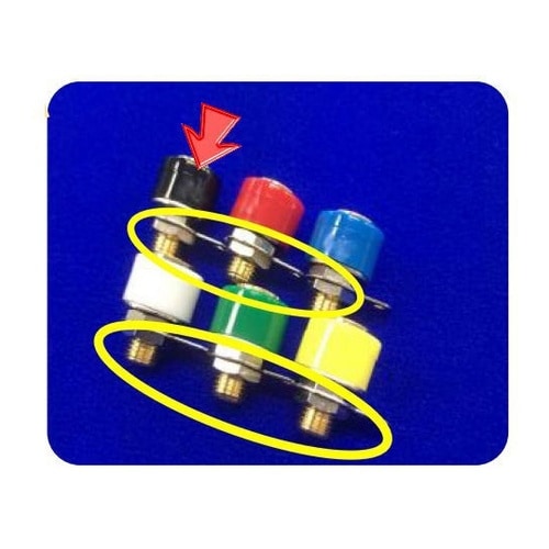 バナナジャック金メッキ端子(黒) SA−