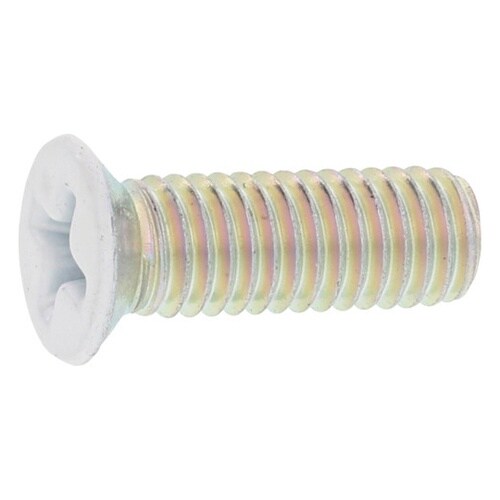 頭部ホワイト(+)サラ小ネジD8小頭三価