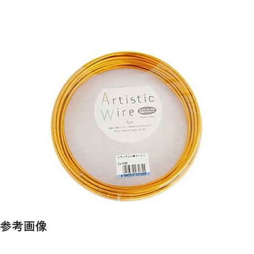 カラーアルミ線 ゴールド 1.5×10m
