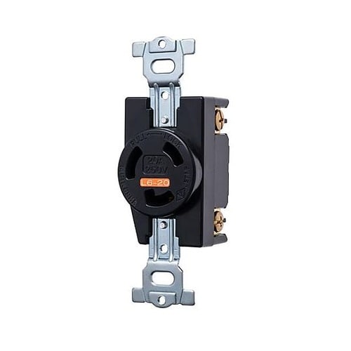 250V/20A 埋込みコンセント(接地