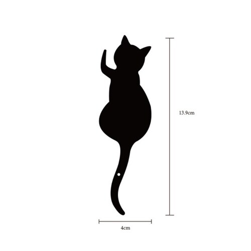 黒猫尻尾フック 3匹セット Aタイプ T