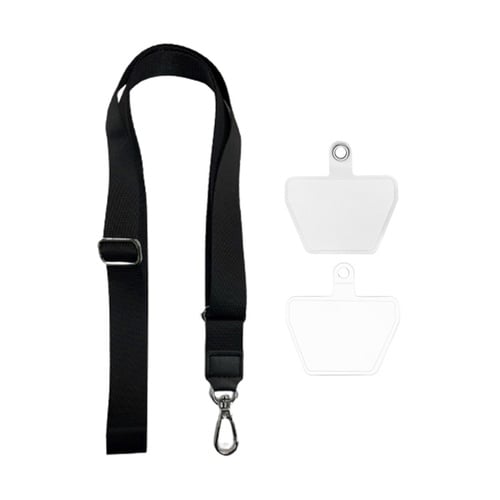 カラビナ付きネックストラップ&外付けスト