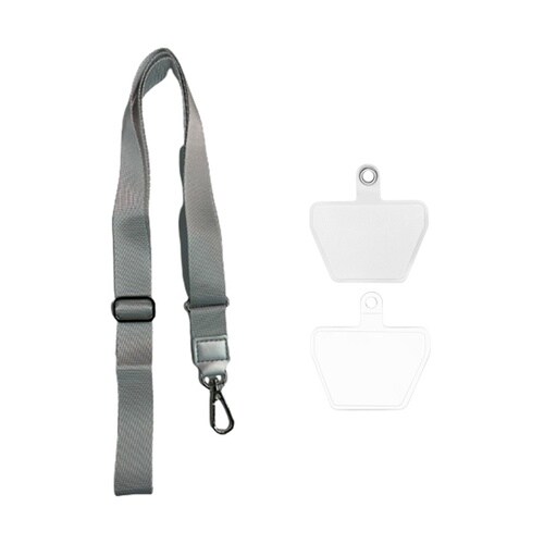 カラビナ付きネックストラップ&外付けスト