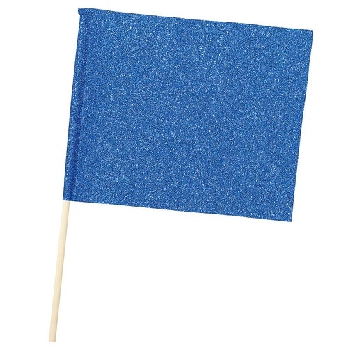 グリッターフラッグ ブルー 18224