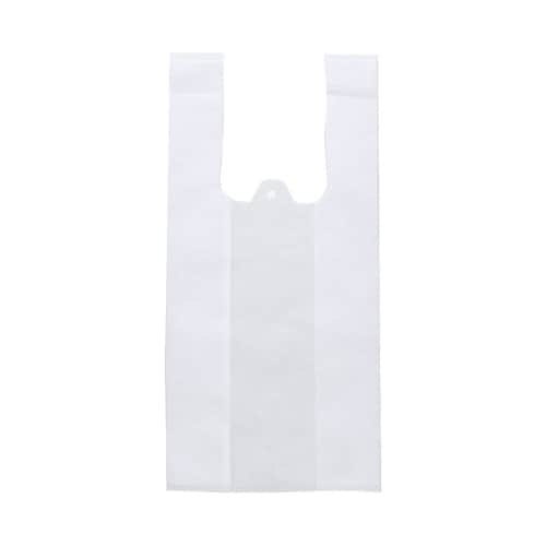 不織布レジバッグ(白) 100枚入 小
