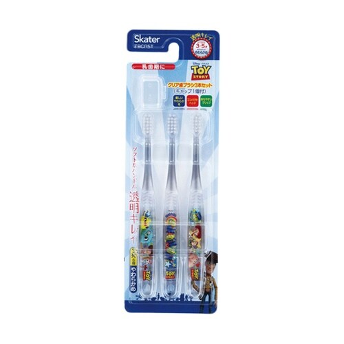 クリア歯ブラシ3本セット トイストーリー