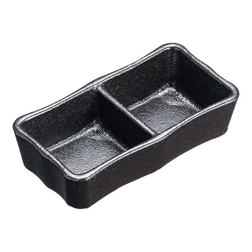 瀬戸黒二品皿 T03−346