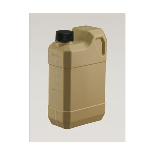 扁平缶 1L スリット入 目盛付 ライト