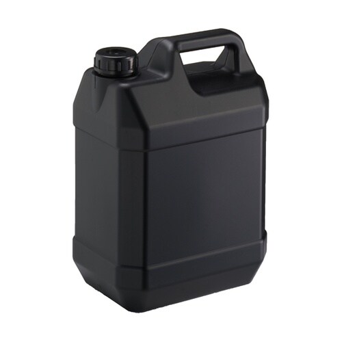 扁平缶 縦口 5L ノズル無 ブラック