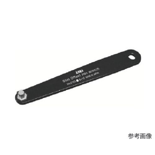 スリムオフセット六角レンチH4×10 6