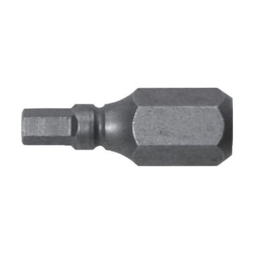 溝付超短六角レンチビット1本組 対辺3×