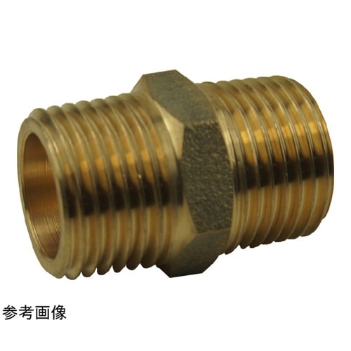 コア対応砲金六角ニップル 青銅 M154