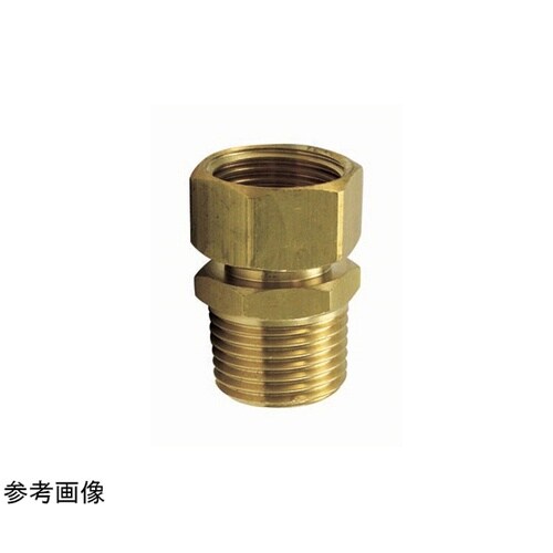 袋ナット付アダプタメッキ無 黄銅 EPD