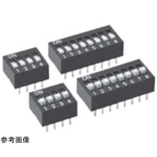 スライドディップスイッチ 凸タイプ 極数