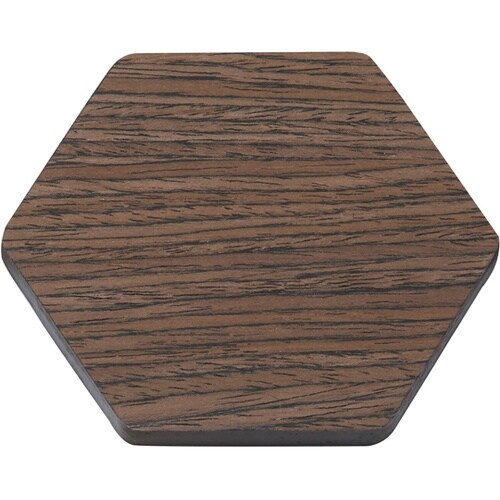 六角コースター ウォルナット V−198