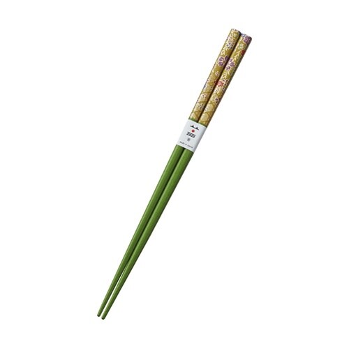 塗箸 花乾漆 うぐいす 22.5cm 5