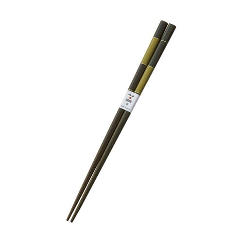 塗箸 市松 若草 22.5cm 5512