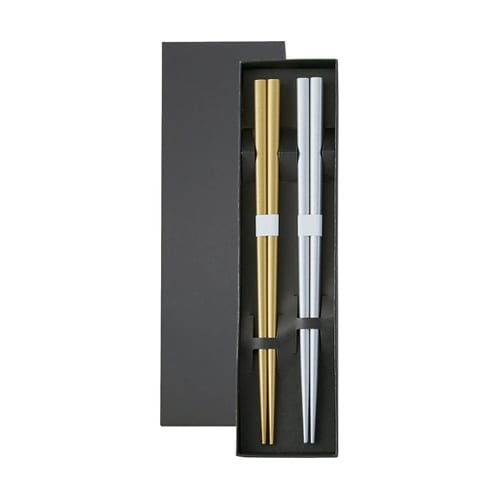 塗立箸 金・銀 黒箱入 800468