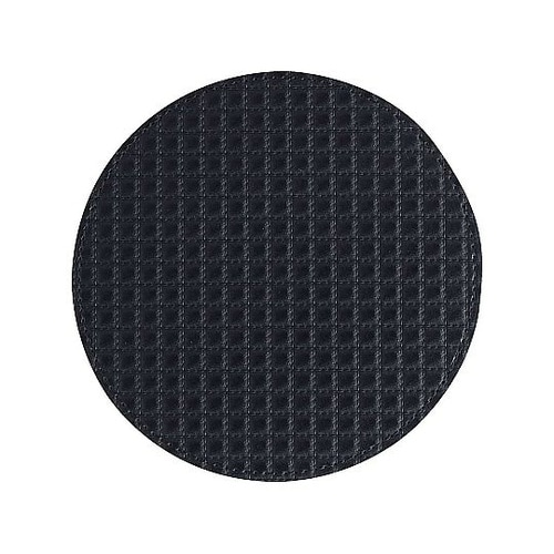 合皮キルトアイスペールマット(丸)黒 L