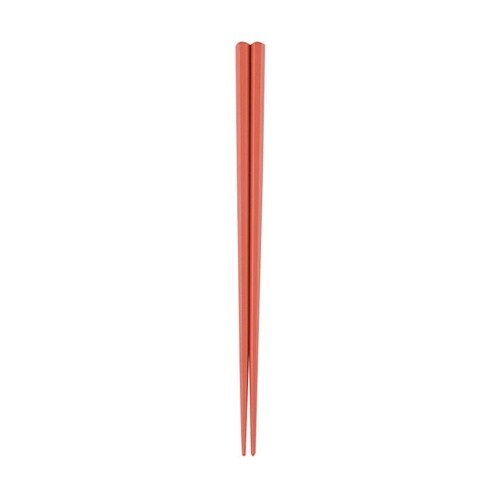 SPS樹脂22.7cm 六角箸 朱 H−