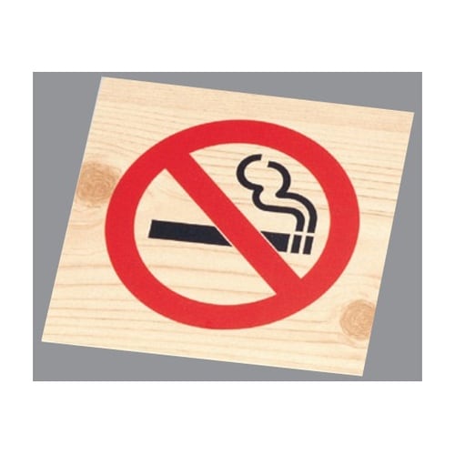 禁煙プレート(白木タイプ)大 IP−51