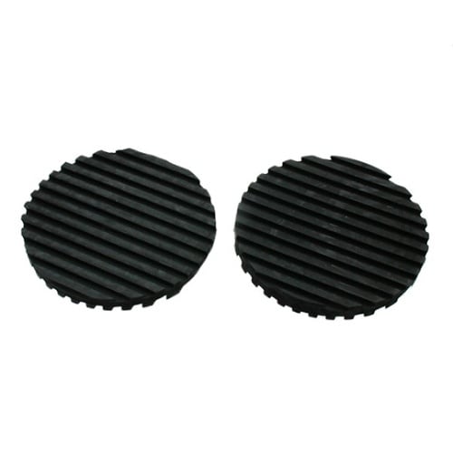 防振ゴム 黒 95丸×10mm厚 2個入