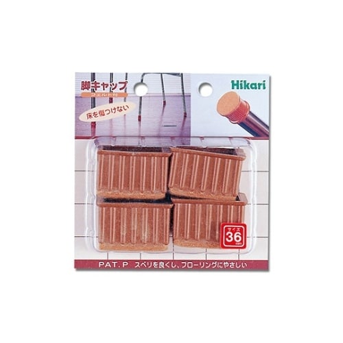 フェルト付脚キャップ 36 角脚用 4個