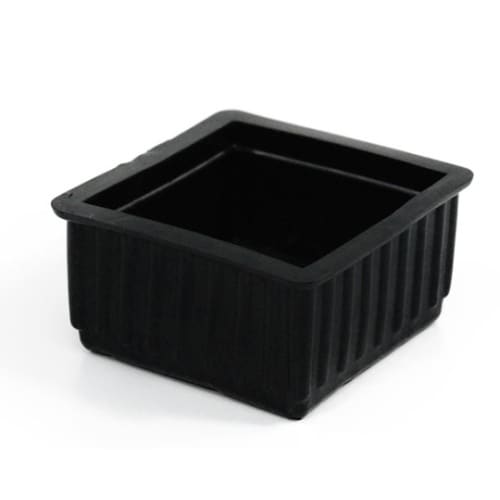 イス脚キャップ 角 45ミリ 黒 2個入