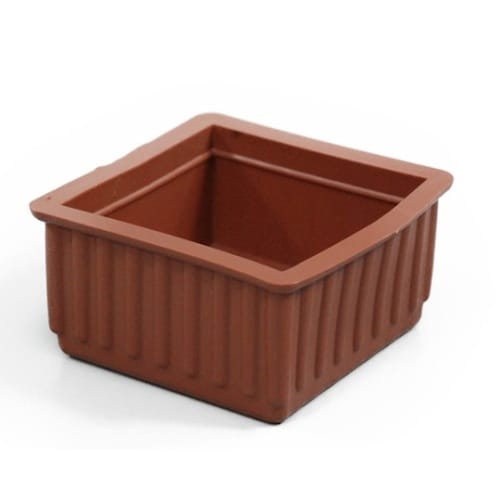 イス脚キャップ 角 45ミリ 茶 2個入