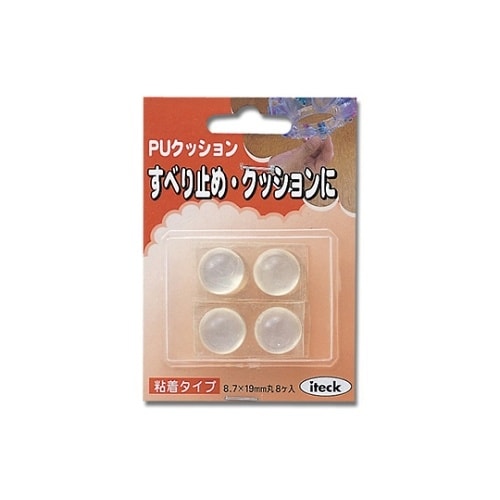 ウレタンクッション 19 透明 8個入