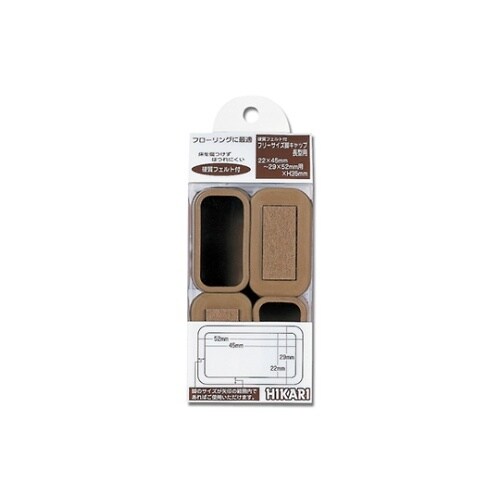 フリーサイズフェルト付脚キャップ 茶 2