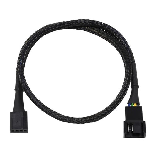 PWMファン用電源延長スリーブケーブル