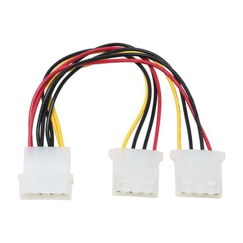 二股電源ケーブル 15cm D2−150