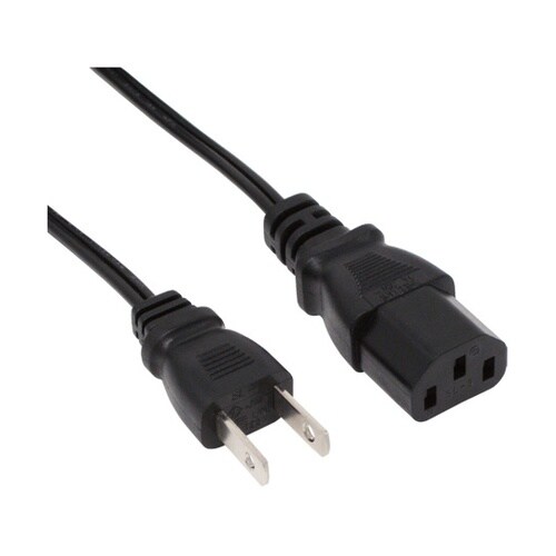 AC電源ケーブル 極細ストレートタイプ