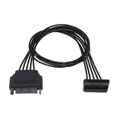 シリアルATA用電源延長ケーブル 下L型