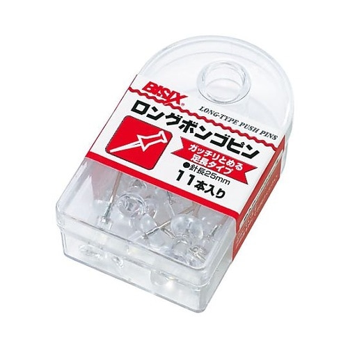 ロングボンゴピン 透明 11本×5箱入