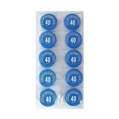 カラーマグネット丸型#40 青 1個×1