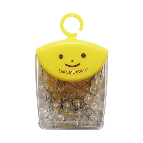 マップピン6mm 透明 70本×5箱入