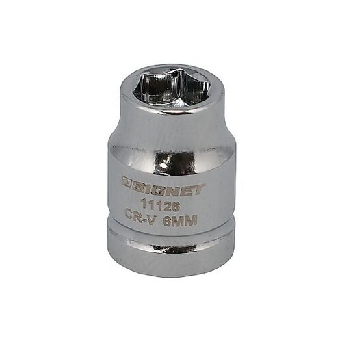 差込角1/4DR 6mm ショートソケッ