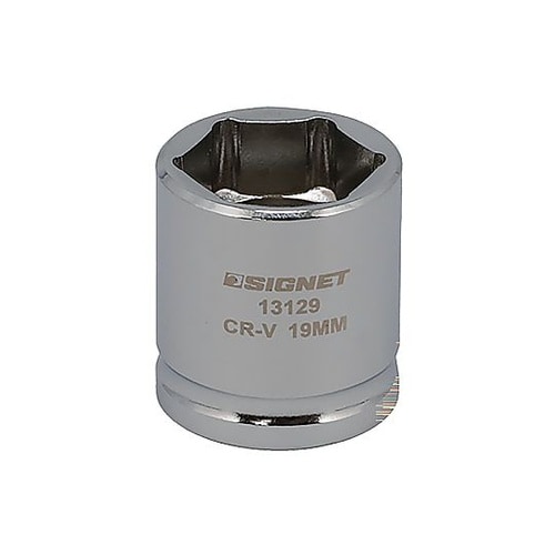 差込角1/2DR 19mm ショートソケ