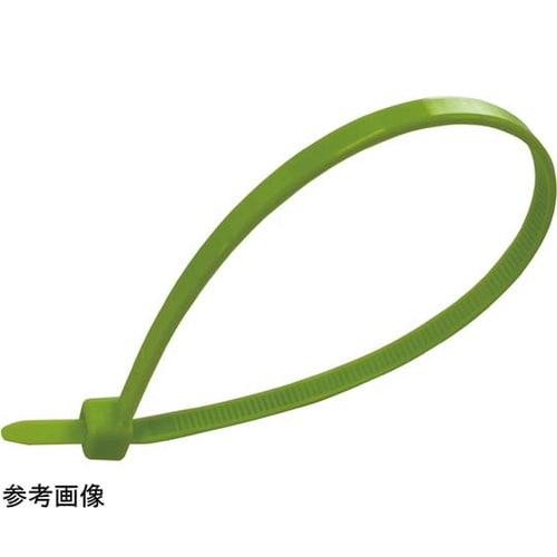 ナイロン結束バンド 蛍光グリーン 4.6
